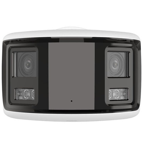 Hikvision DS-2CD3T87G2P-LSU/SL(4MM)(C) Cámara IP Bullet Fija ColorVu Panorámica Serie Ultra de 8MP, lente de 4mm, IP67, blanca