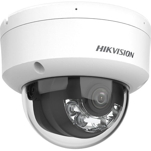 Hikvision DS-2CD1141G2-LIU(2.8mm) Cámara IP domo fija con luz híbrida inteligente de 4MP, objetivo de 2,8 mm