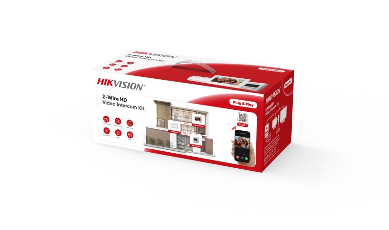 Hikvision DS-KIS704EY Kit de Villa HD de 2 Cables
