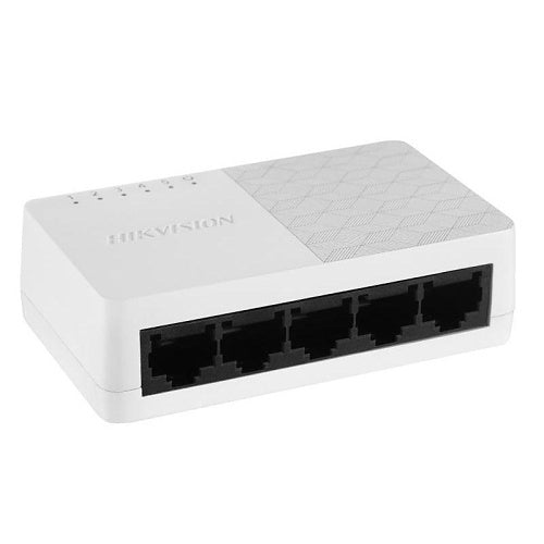 Hikvision DS-3E0105D-O Switch Fast Ethernet 5 Puertos 10/100 Mbps
