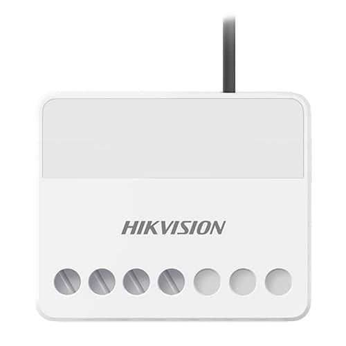 Hikvision DS-PM1-O1H-WE Interruptor Inalámbrico 2-Vías 868MHz de Pared con Indicador LED, Cifrado AES-128, Blanco