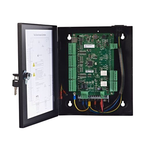 Hikvision DS-K2802 Serie Value, Controlador de Acceso de Tarjeta para 1 Puerta, Almacenamiento de 10,000 Tarjetas y 50,000 Eventos