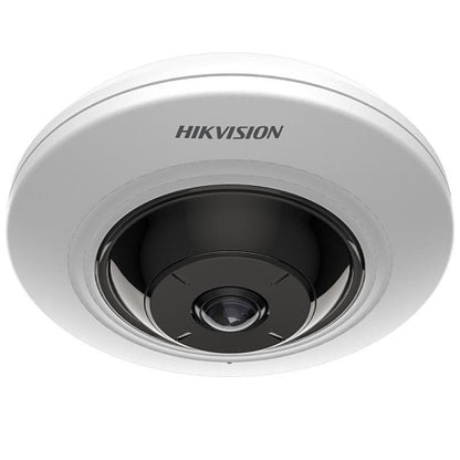Hikvision DS-2CD3956G2-ISU(1.05MM) Cámara IP AcuSense Serie PanoVu 5MP ojo de pez, objetivo fijo de 1,05mm, WDR