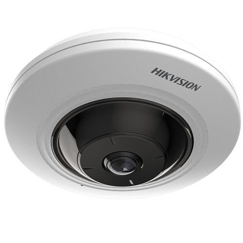 Hikvision DS-2CD3956G2-ISU(1.05MM) Cámara IP AcuSense Serie PanoVu 5MP ojo de pez, objetivo fijo de 1,05mm, WDR