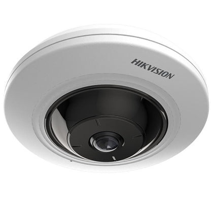 Hikvision DS-2CD3956G2-ISU(1.05MM) Cámara IP AcuSense Serie PanoVu 5MP ojo de pez, objetivo fijo de 1,05mm, WDR