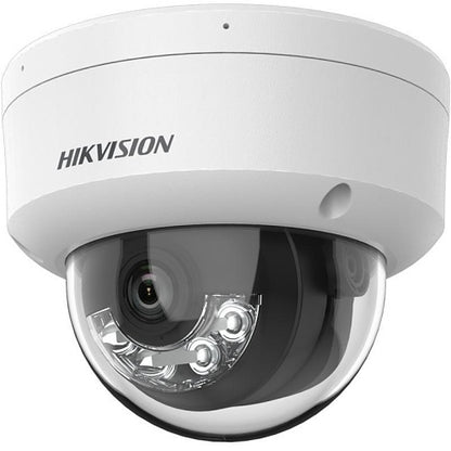 Hikvision DS-2CD1143G2-LIU Cámara de red domo fija con luz híbrida inteligente de 4MP y lente fija de 2,8 mm, serie PL Value, blanca