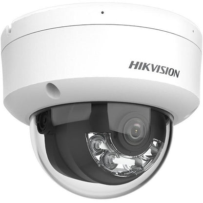 Hikvision DS-2CD1143G2-LIU Cámara de red domo fija con luz híbrida inteligente de 4MP y lente fija de 2,8 mm, serie PL Value, blanca