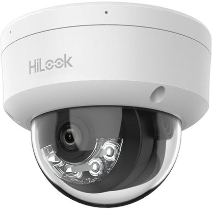 HiLook IPC-D140HA-LU(2.8mm) Cámara IP domo Value Series de 4MP con luz dual MD 2.0 IP67 y objetivo fijo de 2,8 mm, blanca