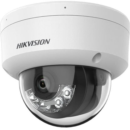 Hikvision DS-2CD1163G2-LIU(2.8mm) Cámara IP domo de luz híbrida inteligente de 6MP de la serie Value, lente fija de 2,8 mm, IP67, IK08, blanca