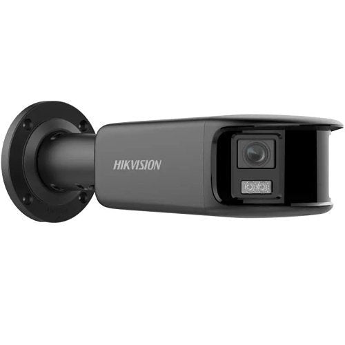 Hikvision DS-2CD2T87G2P-LSU/SL(4MM)(C)(BLACK) Serie Pro, Cámara bullet IP panorámica ColorVu de 8MP, objetivo fijo de 4mm, IP67, negra