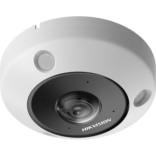 Hikvision DS-2CD6365G1-IVS(1.16mm) Cámara IP 6MP fisheye, Lente Fija 1.16mm, DeepinView, Blanca