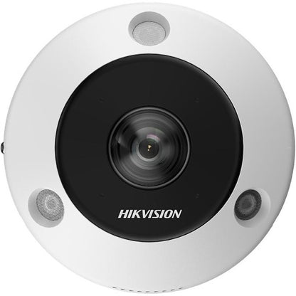 Hikvision DS-2CD6365G1-IVS(1.16mm) Cámara IP 6MP fisheye, Lente Fija 1.16mm, DeepinView, Blanca
