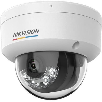 Hikvision DS-2CD1147G2H-LIU(2,8mm) Serie Value Cámara IP domo ColorVu de 4MP con luz híbrida inteligente, lente fija de 2,8 mm, IP67, IK08, blanco