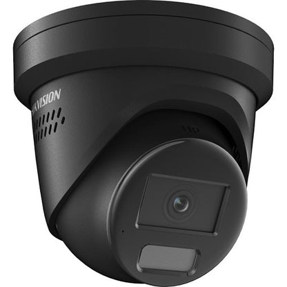 Hikvision DS-2CD2367G2H-LISU/SL(2.8)/eF/BLK Cámara IP de torreta serie Pro de 6MP, objetivo fijo de 2,8 mm, ColorVu, luz híbrida inteligente, negra
