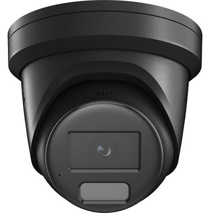 Hikvision DS-2CD2367G2H-LISU/SL(2.8)/eF/BLK Cámara IP de torreta serie Pro de 6MP, objetivo fijo de 2,8 mm, ColorVu, luz híbrida inteligente, negra
