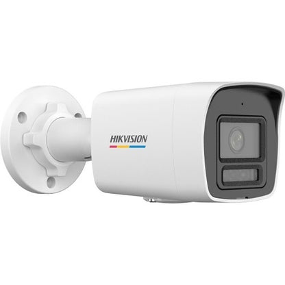 Hikvision DS-2CD1047G2H-LIU(2.8mm) Value Series Cámara bullet IP de 4MP, objetivo fijo de 2,8 mm, ColorVu, luz híbrida inteligente, blanco