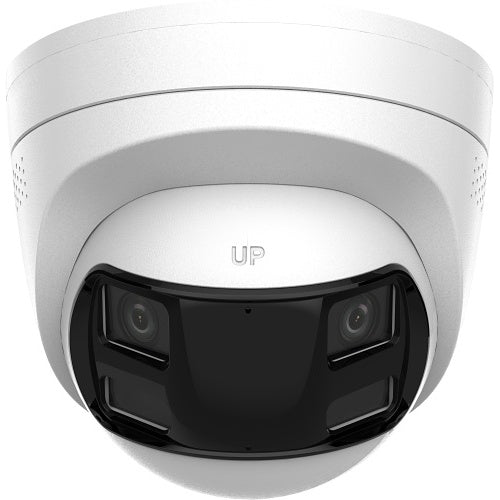 Hikvision DS-2CD1363G2P-LIUF/SL(2.8mm) Value Series Cámara IP con torreta de luz híbrida inteligente de gran angular con lente doble de 6MP, objetivo fijo de 2,8 mm