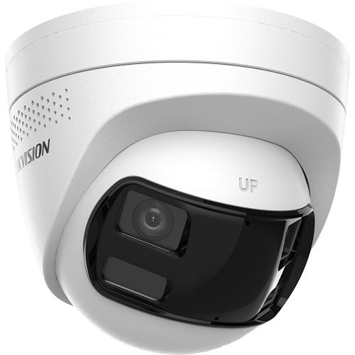 Hikvision DS-2CD1363G2P-LIUF/SL(2.8mm) Value Series Cámara IP con torreta de luz híbrida inteligente de gran angular con lente doble de 6MP, objetivo fijo de 2,8 mm