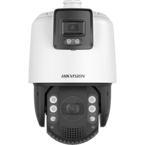 Hikvision DS-2SE7C432MW-AEB Pro Series 4MP DarkFighter TandemVuIP Speed Dome Camera, Objectif Varifocal de 5.9-188.8mm, IR 200m, IP66, Blanche