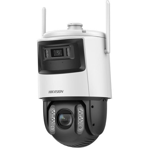 Hikvision DS-2SE7C432IWG-4G/14(F0) Cámara domo IP de seguridad con alimentación solar Pro Series TandemVu 4 4MP, zoom óptico 32x, WDR 120 dB, IR 30m