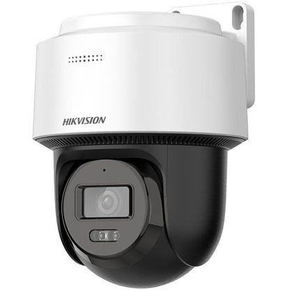 Hikvision DS-2DE2C400MWG-E(4mm) Cámara IP de 4MP fija e inteligente para exteriores con luz híbrida, objetivo fijo de 4mm