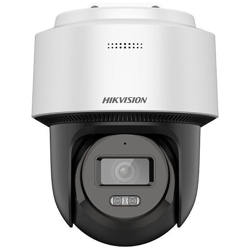 Hikvision DS-2DE2C400MWG-E(4mm) Cámara IP de 4MP fija e inteligente para exteriores con luz híbrida, objetivo fijo de 4mm