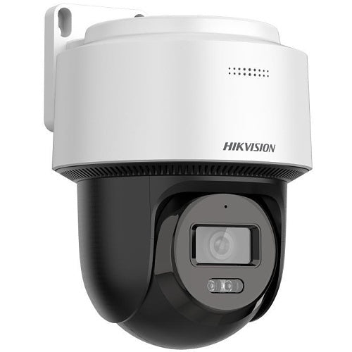 Hikvision DS-2DE2C400MWG-E(4mm) Cámara IP de 4MP fija e inteligente para exteriores con luz híbrida, objetivo fijo de 4mm