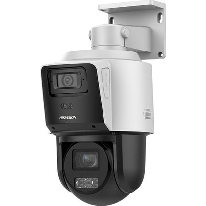 Hikvision DS-2SE3C404MWG-E/14(2.8mm) TandemVu Serie Value 4MP 4x PoE Cámara IP PTZ con zoom óptico 4x y zoom digital 16x, lente de 2,8 mm de canal bala y lente de 2,8-12 mm de canal PTZ