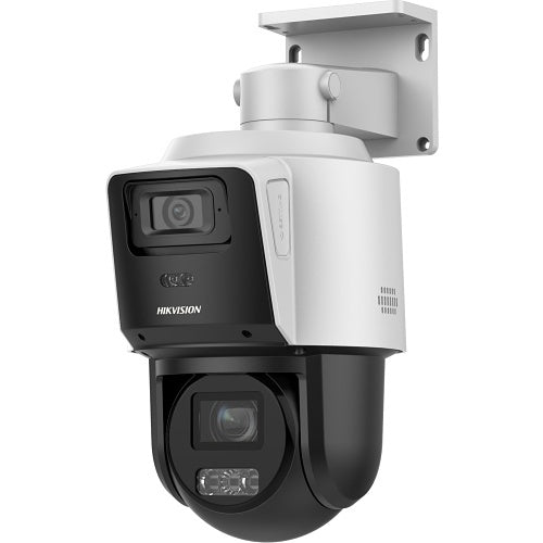 Hikvision DS-2SE3C404MWG-E/14(2.8mm) TandemVu Serie Value 4MP 4x PoE Cámara IP PTZ con zoom óptico 4x y zoom digital 16x, lente de 2,8 mm de canal bala y lente de 2,8-12 mm de canal PTZ