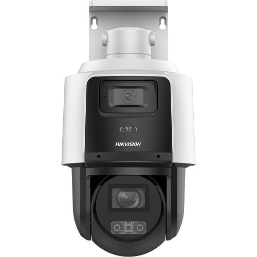 Hikvision DS-2SE3C404MWG-E/14(2.8mm) TandemVu Serie Value 4MP 4x PoE Cámara IP PTZ con zoom óptico 4x y zoom digital 16x, lente de 2,8 mm de canal bala y lente de 2,8-12 mm de canal PTZ
