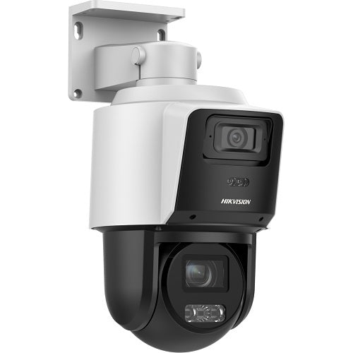Hikvision DS-2SE3C404MWG-E/14(2.8mm) TandemVu Serie Value 4MP 4x PoE Cámara IP PTZ con zoom óptico 4x y zoom digital 16x, lente de 2,8 mm de canal bala y lente de 2,8-12 mm de canal PTZ
