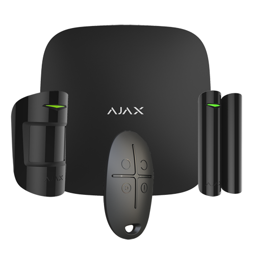Kit de Alarma Profesional Ajax | Ethernet y GPRS | Negro-blanco  | Grado 2