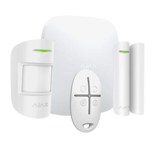 Kit de Alarma Profesional Ajax | Ethernet y GPRS | Negro-blanco  | Grado 2