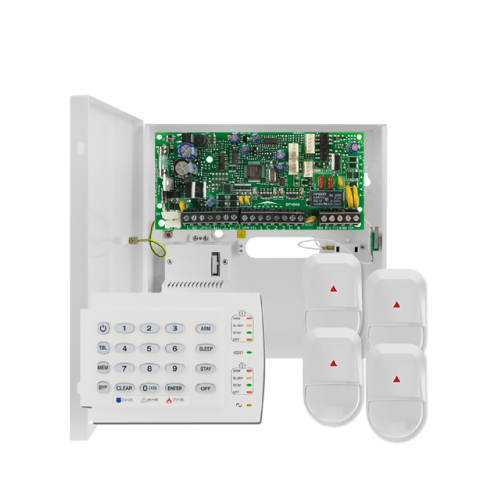 Kit de Alarma Grado 2 SP4000 con Teclado K32LCD, Caja y Detectores NV5