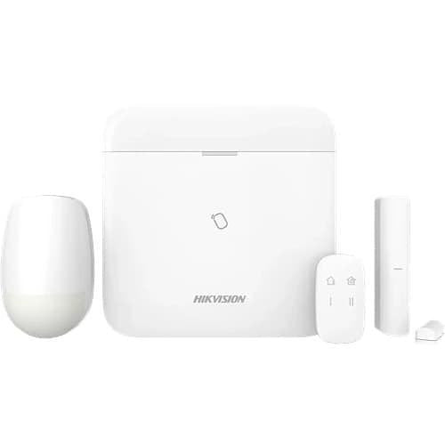 Hikvision DS-PWA96-KIT-WE AX PRO Kit 868MHz, (1)DS-PWA96-M-WE, (1)DS-PKF1-WE, (1)DS-PDP15P-EG2-WE, (1)DS-PDMC-EG2-WE